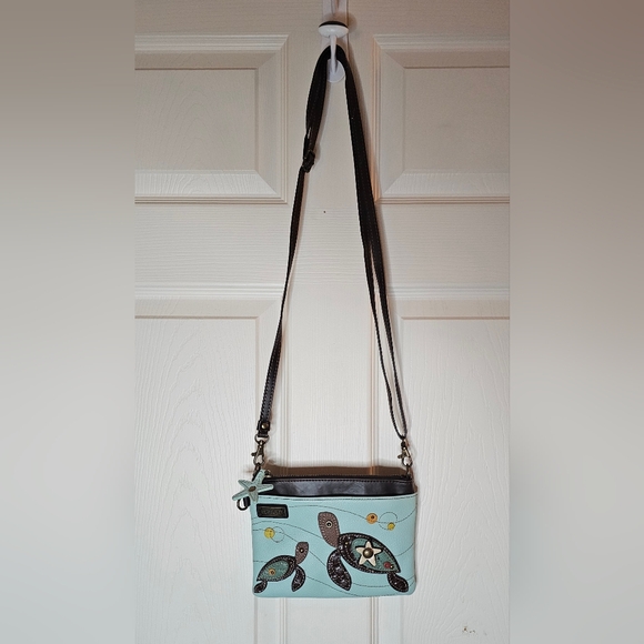 Chala Sea Turtle Mini Crossbody Phone Purse Convertible Bag - Picture 2 of 7